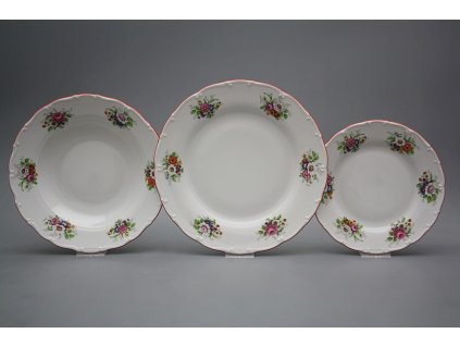 Talířová souprava Ofélie Míšeňská kytice 24dílná ACL č. 1