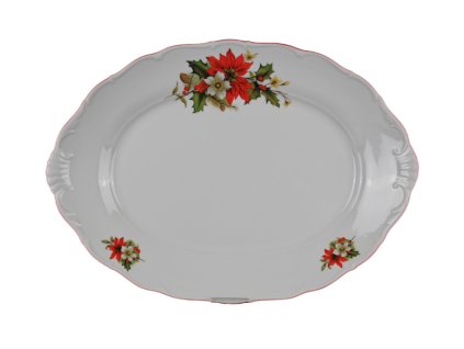 VANHVE OVÁL 40CM VERONA VÁNOČNÍ HVĚZDA CCL