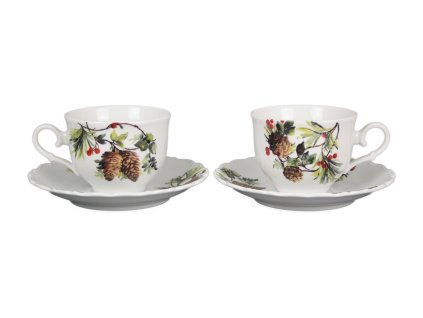 VANPIC ČAJOVÁ SOUPRAVA OFÉLIE PINE CONES BB 08