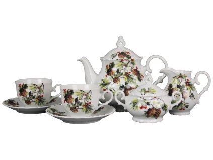 VANPIC ČAJOVÁ SOUPRAVA OFÉLIE PINE CONES BB 01