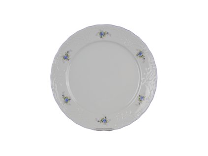 OPESMR TALÍŘ MĚLKÝ 26CM OPERA SVĚTLE MODRÉ RŮŽIČKY AAL