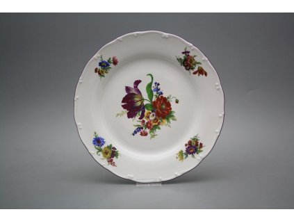 Talíř mělký 25cm Ofélie Kytice GFL č. 1