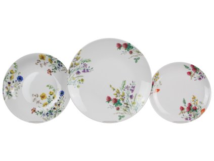 COUKVL TALÍŘOVÁ SOUPRAVA T2 (MĚLKÝ TALÍŘ 26CM) COUP KVETOUCÍ LOUKA RŮZNÉ MOTIVY CBB 1