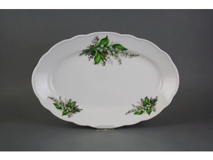 ROKKON OVÁL 35CM ROKOKO KONVALINKY CBB