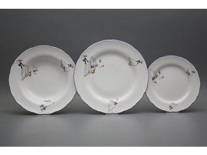 Talířová souprava Ofélie Husy 24dílná CML č. 1