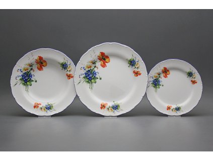 Talířová souprava Ofélie Polní kvítí 36dílná CAL č. 1