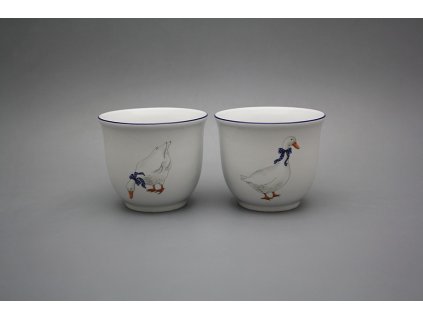 Květináč 13cm bez uch malý Husy ML č. 1