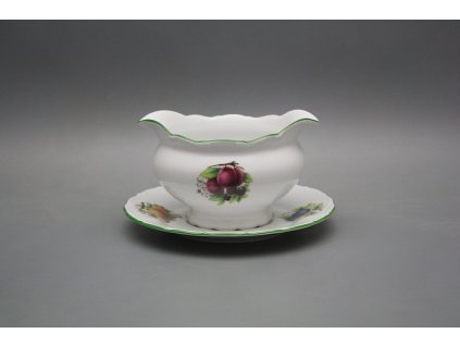 Omáčník 0,4l litý s podšálkem Ofélie Ovoce ZL č. 1