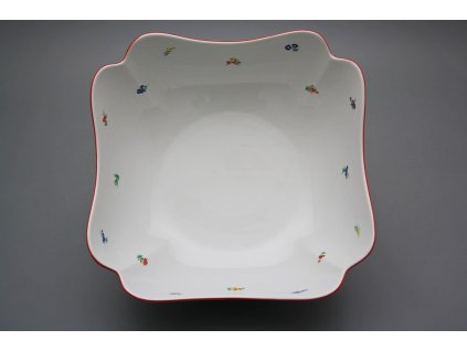 Mísa salátová 24cm čtyřhranná vysoká Rokoko Házenky ACL č. 1