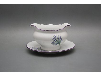 Omáčník 0,4l s podšálkem Ofélie Levandule FL č. 1