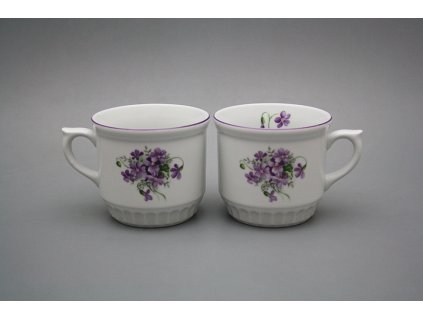 Hrnek Selský 0,42l Fialky FL č. 1