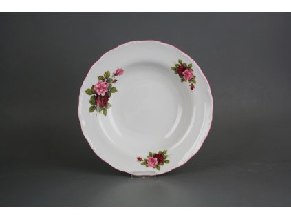 Talíř hluboký 23cm Ofélie Růže Elizabeth CRL č. 1