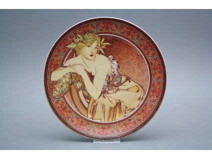 Talíř Alfons Mucha - In Love č. 1