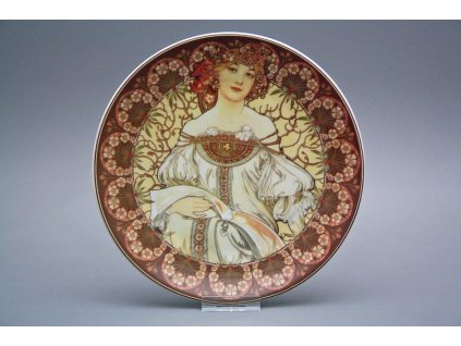 Talíř Alfons Mucha - Reading č. 1