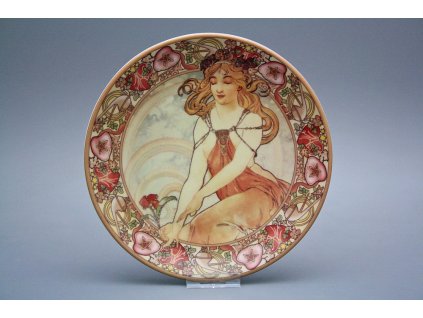 Talíř Alfons Mucha - Dreaming č. 1