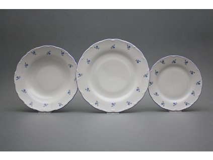 Talířová souprava Ofélie Pomněnky 24dílná AAL Házenky č. 1