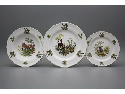 Talířová souprava Ofélie Myslivci 18dílná FZL č. 1