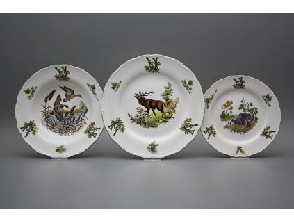 Talířová souprava Ofélie Myslivci 12dílná FZL č. 1