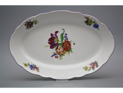 Mísa oválná 35cm Rokoko Kytice GFL č. 1