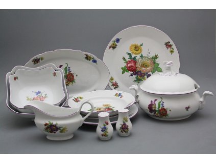 Jídelní souprava Rokoko Kytice 26dílná GFL č. 1
