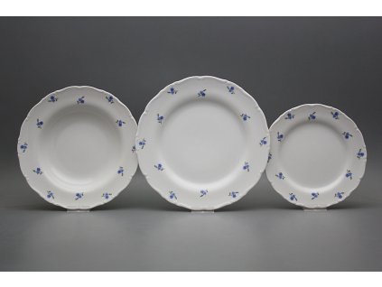 Talířová souprava Ofélie Pomněnky Házenky 36dílná ABB č. 1