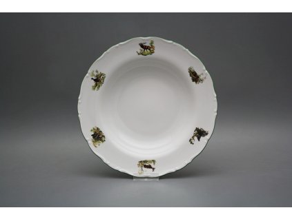 Talíř hluboký 23cm Ofélie Myslivci AZL č. 1