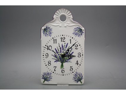 Hodiny prkénko Levandule FL č. 1