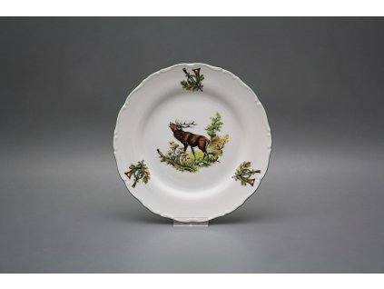 Talíř dezertní 19cm Ofélie Jelen řvoucí GZL č. 1