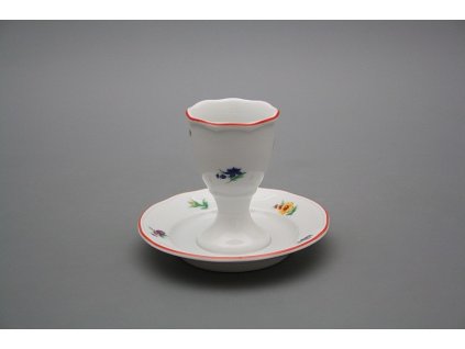 Kalíšek na vejce s podstavcem Rokoko Házenky CL č. 1