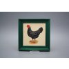 Obrázek 19,5x19,5cm Slepičky cZLB č. 3
