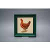Obrázek 19,5x19,5cm Slepičky cZLB č. 7
