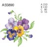 A55890 PANSY CENTRES