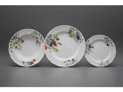 Talířová souprava Ofélie Kvetoucí louka 36dílná CBB č. 1