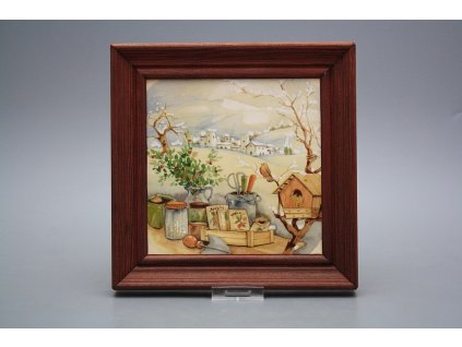 Obrázek 19,5x19,5cm Roční období Zima cMHB č. 1