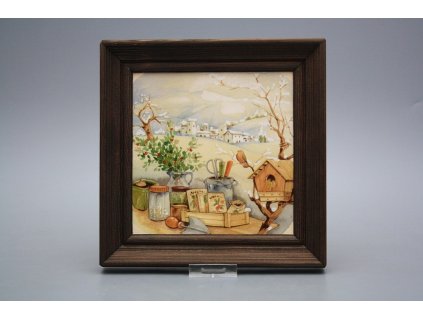 Obrázek 19,5x19,5cm Roční období Zima cTHB č. 1