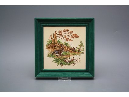 Obrázek 19,5x19,5cm Zajíci cZLB č. 1
