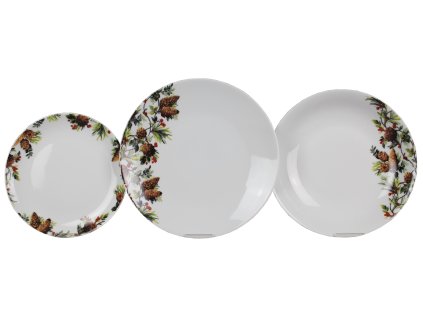 Talířová souprava Coup Pine Cones 36dílná BB