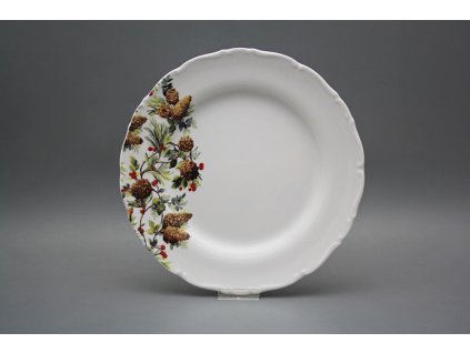 Talíř mělký 25cm Ofélie Pine Cones HBB č. 1