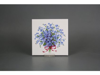 Obklad 15x15cm Pomněnky motiv L WM č. 1