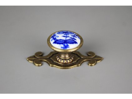 KNOMAR RUSTIKÁLNÍ ÚCHYTKA 35CM S ROZETOU CIBULÁK LIST