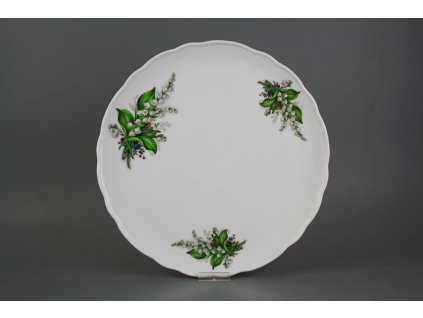 ROKKON DORTOVÝ TALÍŘ 31CM ROKOKO KONVALINKY CBB