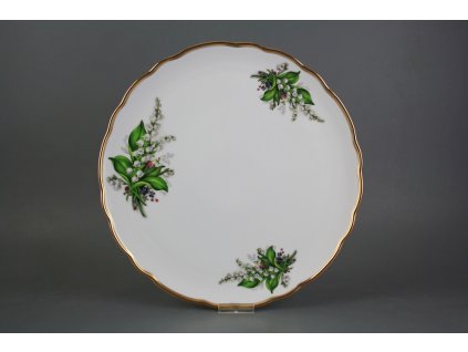 ROKKON DORTOVÝ TALÍŘ 31CM ROKOKO KONVALINKY CGL LUX