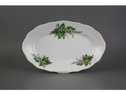 ROKKON OVÁL 31CM ROKOKO KONVALINKY CBB