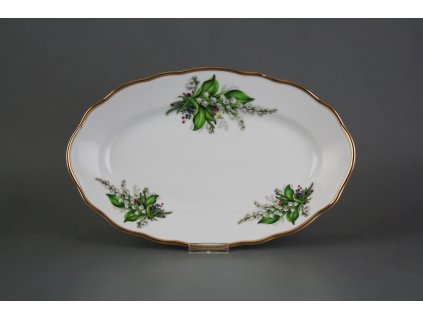 ROKKON OVÁL 31CM ROKOKO KONVALINKY CGL LUX