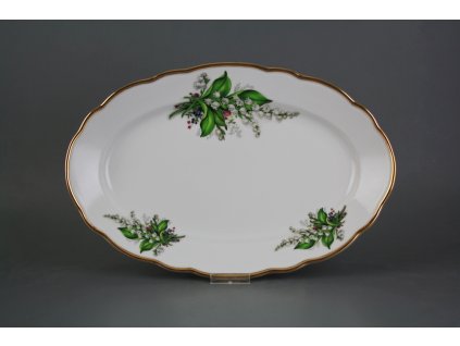 ROKKON OVÁL 35CM ROKOKO KONVALINKY CGL LUX