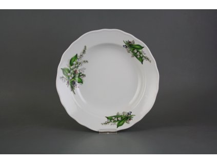 ROKKON TALÍŘ HLUBOKÝ 24CM ROKOKO KONVALINKY CBB