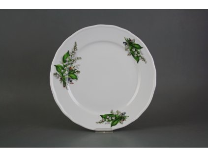 ROKKON TALÍŘ MĚLKÝ 26CM ROKOKO KONVALINKY CBB