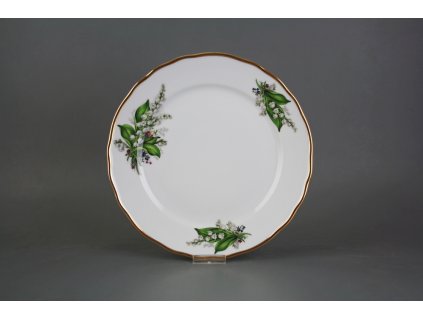 ROKKON TALÍŘ MĚLKÝ 26CM ROKOKO KONVALINKY CGL LUX