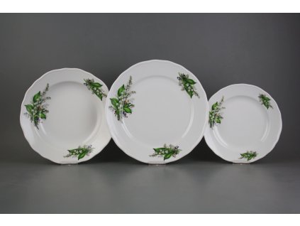 ROKKON TALÍŘOVÁ SOUPRAVA ROKOKO KONVALINKY CBB 01