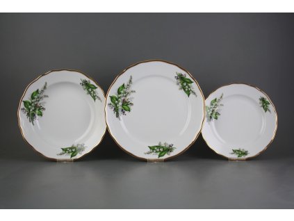 ROKKON TALÍŘOVÁ SOUPRAVA ROKOKO KONVALINKY CGL LUX 01